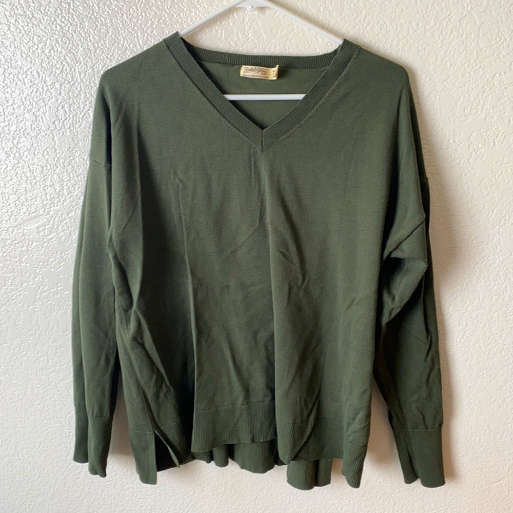 Olive Crewneck Sweater